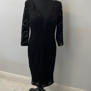 Black lace dress Size 8